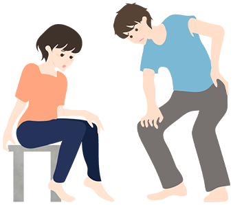 悩む人イラスト